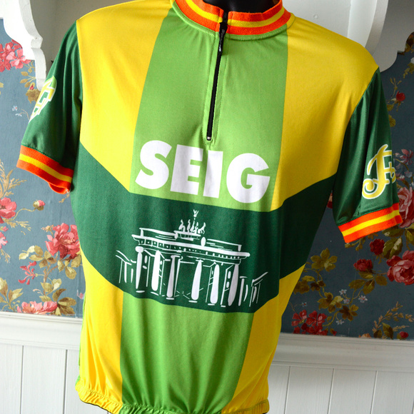 Forza Other - Vtg Forza Seig Biking Cycling Jersey Shirt Lg